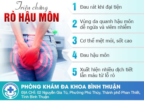 Triệu chứng rò hậu môn như thế nào?