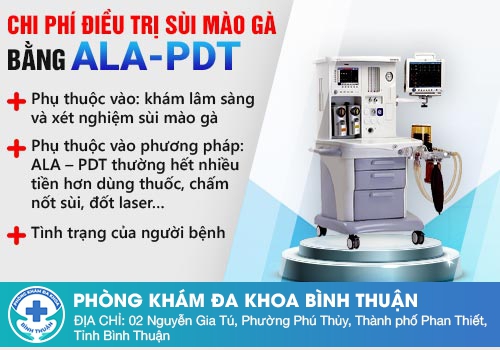 Chi phí khám sùi mào gà bao nhiêu tiền?