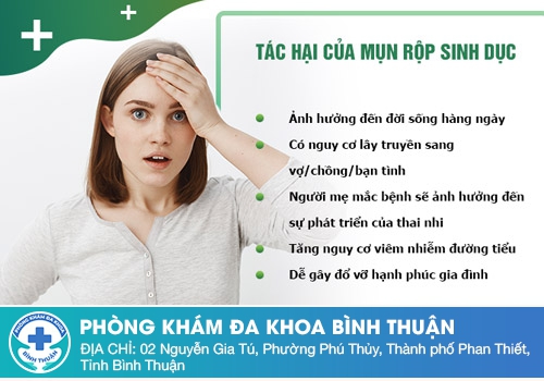 Mụn viêm âm đạo, mụn nước có nguy hiểm không?