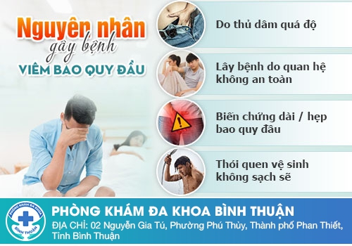 Nguyên nhân dẫn đến tình trạng viêm vùng kín nam