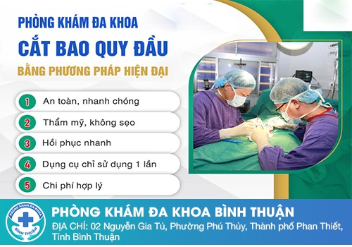 Địa chỉ cắt bao quy đầu uy tín tại Bình Thuận