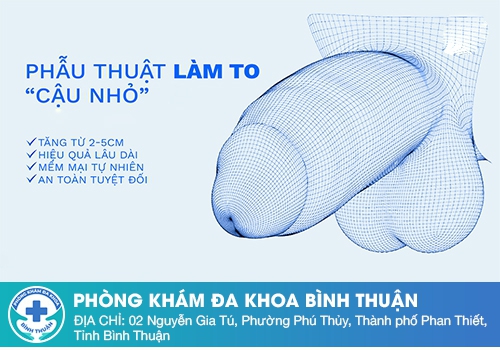 Phẫu thuật tăng kích thước cậu nhỏ là gì?