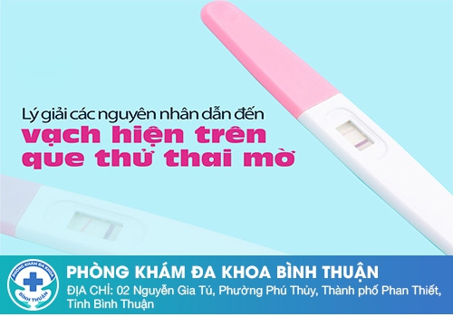 Nguyên nhân test que thử thai vạch đậm vạch mờ