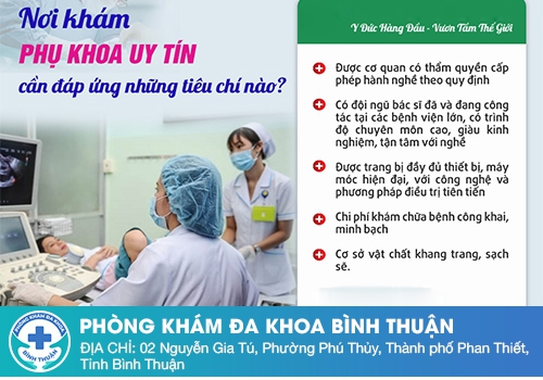 Tiêu chí lựa chọn Phòng khám phụ khoa uy tín và an toàn