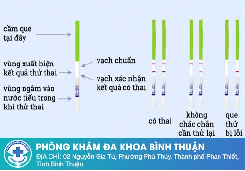 Nguyên nhân test que thử thai vạch đậm vạch mờ