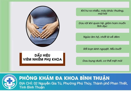 Chua âm đạo do viêm phụ khoa