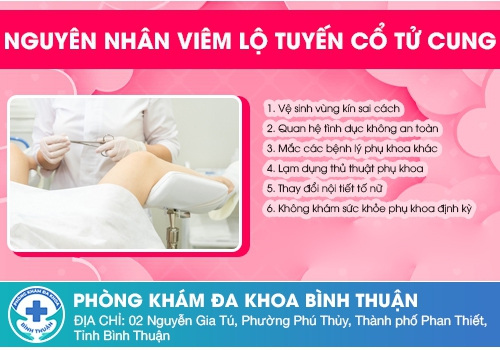 Nguyên nhân viêm lộ tuyến cổ tử cung