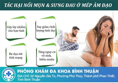 Nổi mụn thịt vùng kín có nguy hiểm không?