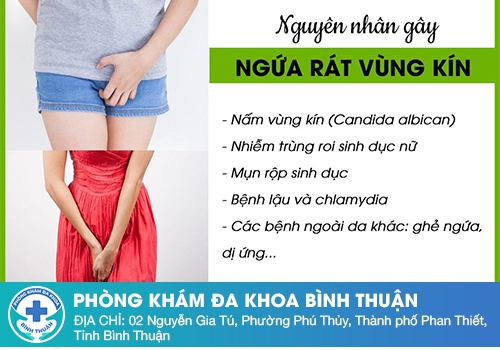 Ngứa vùng kín nữ là bị gì?