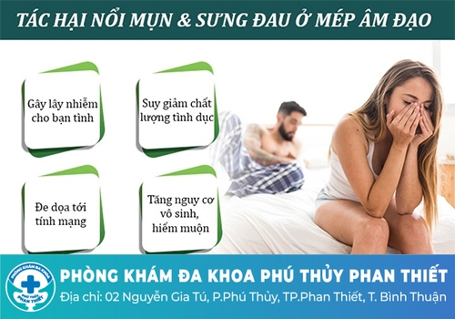 Nổi mụn thịt vùng kín có nguy hiểm không?