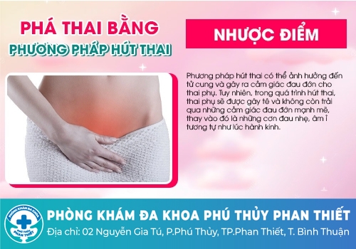 Nhược điểm của phương pháp nạo hút thai