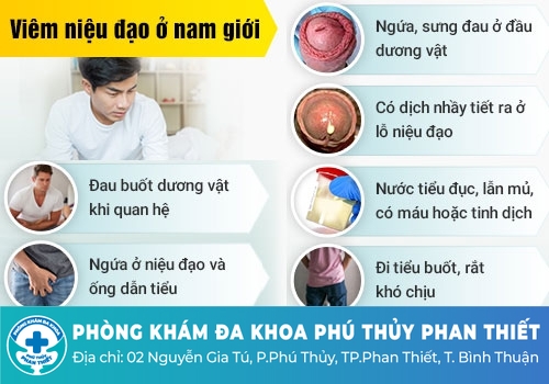 Đau bộ phận sinh dục nam do bệnh viêm niệu đạo