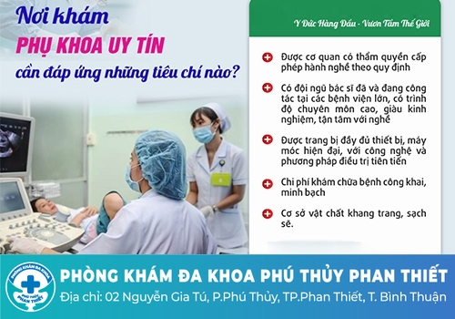 Địa chỉ khám phụ khoa uy tín tại Bình Thuận