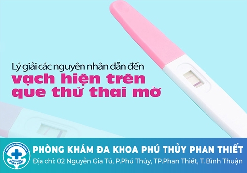 Nguyên nhân que thử thai 2 vạch mờ