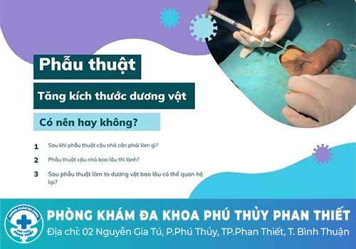 Phẫu thuật tăng kích thước cậu nhỏ dành cho những ai?