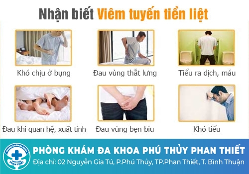 Triệu chứng của bệnh viêm tuyến tiền liệt